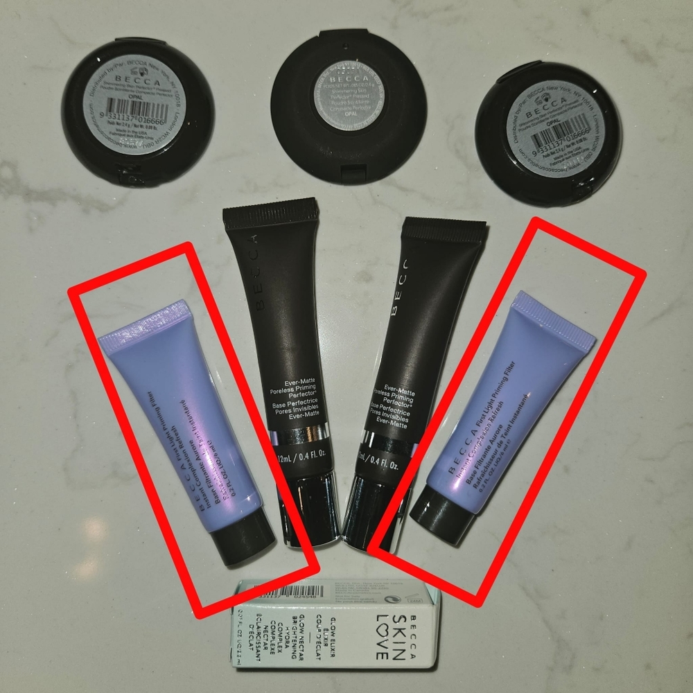 BECCA First Light Priming Filter Primer x 2 - *DISCONTINUED* *NWOB*